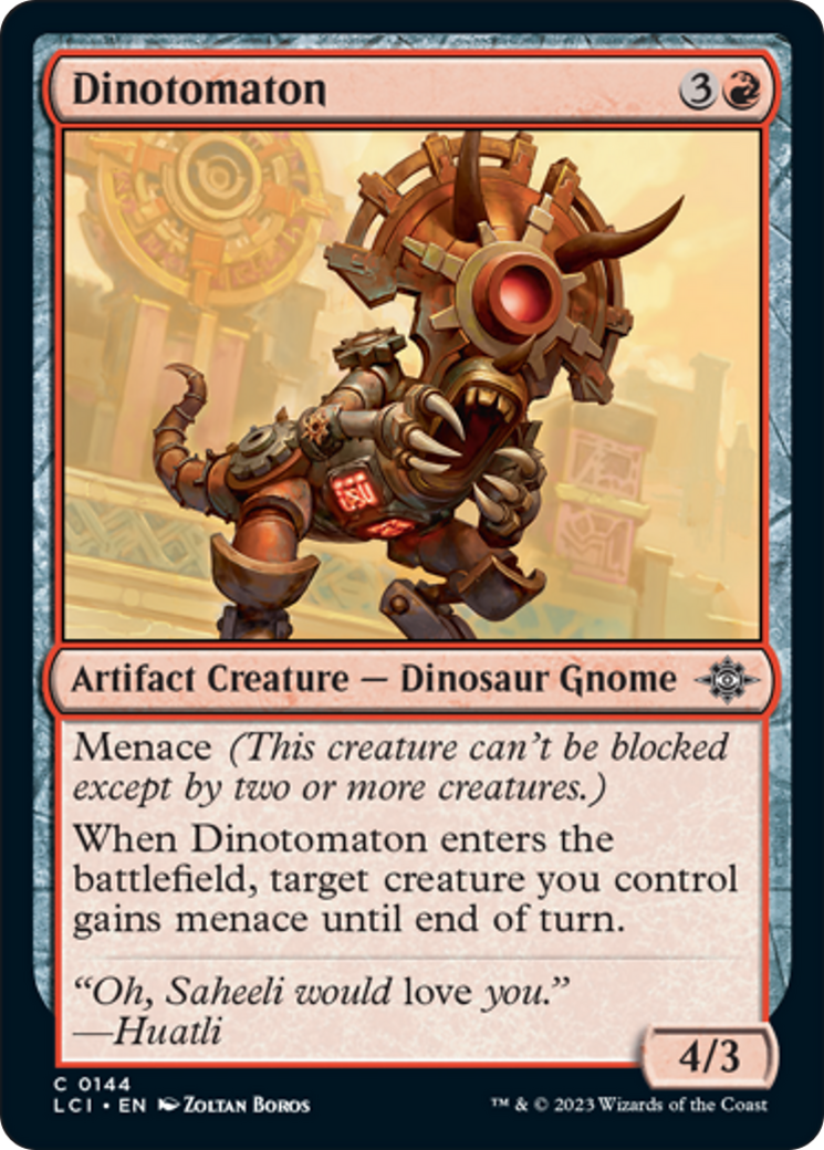 Dinotomaton [The Lost Caverns of Ixalan]