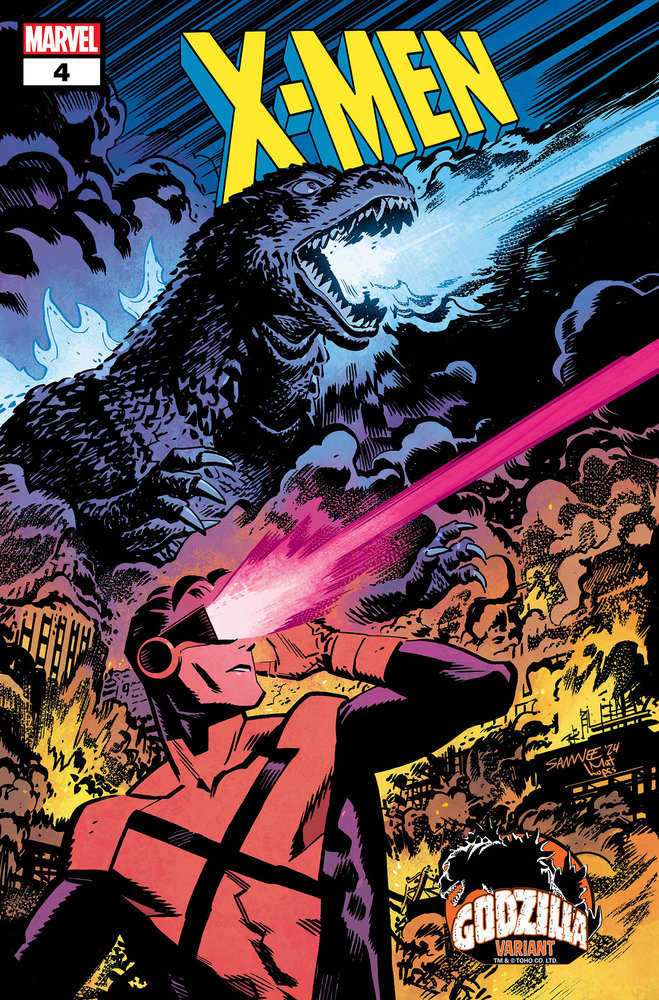 X-Men #4 Chris Samnee Godzilla Variant