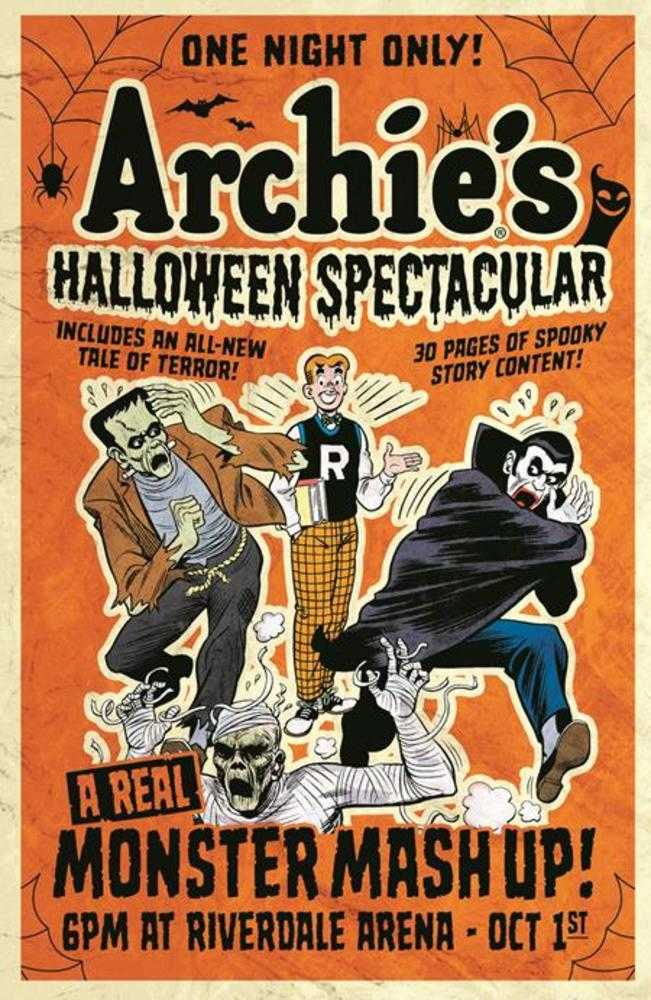 Archies Halloween Spectacular #1 (One Shot) Cover B Bob White Retro Art Variant