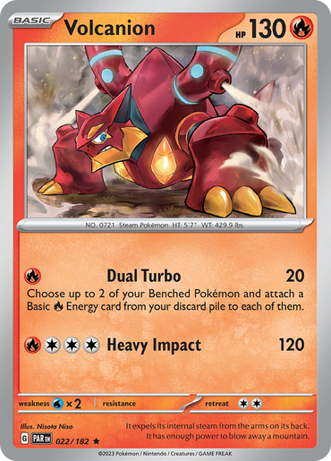 Volcanion (022/182) [Scarlet & Violet: Paradox Rift]