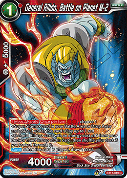 General Rilldo, Battle on Planet M-2 (BT17-019) [Ultimate Squad]