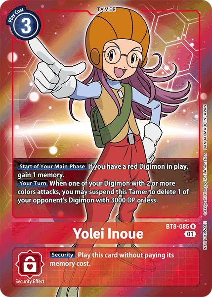 Yolei Inoue [BT8-085] (Alternative Art - Box Topper) [New Awakening]