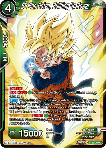 SS Son Goten, Building Up Power (BT22-069) [Critical Blow]