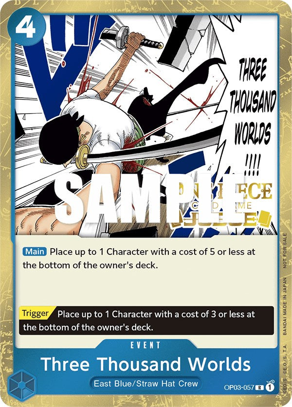 Three Thousand Worlds (Judge Pack Vol. 2) [One Piece Promotion Cards]