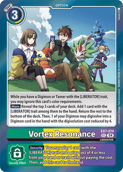 Vortex Resonance [EX7-074] [Digimon LIBERATOR]