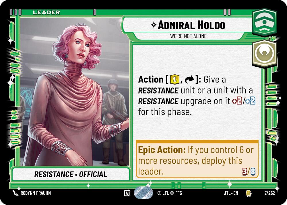 Admiral Holdo - We're Not Alone (007/262) (007/257) [Jump to Lightspeed]