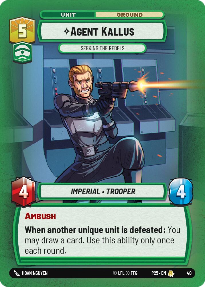 Agent Kallus - Seeking the Rebels (40) (40) [Store Showdown Promos]
