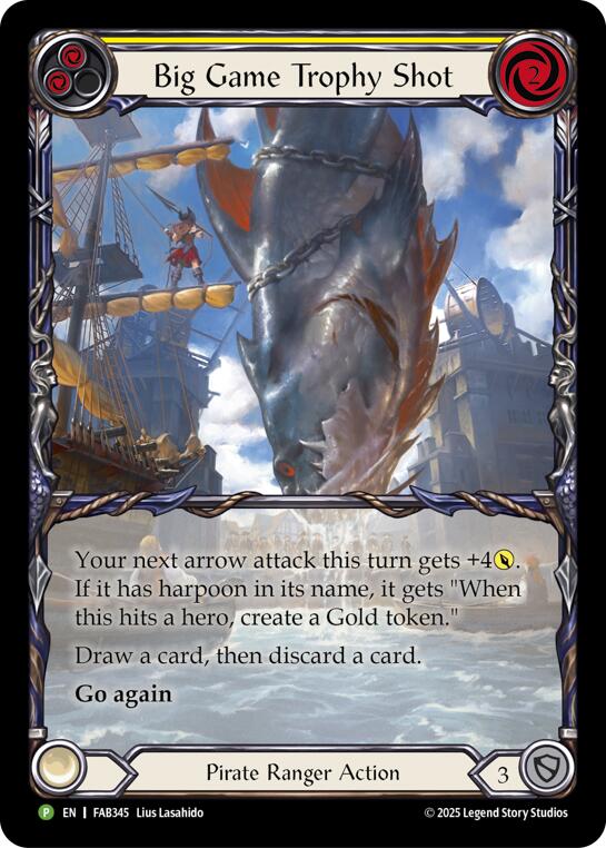 Big Game Trophy Shot [FAB345] (Promo)  Rainbow Foil
