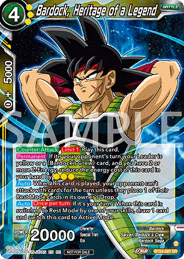 Bardock, Heritage of a Legend (Deluxe Pack 2025 Vol.2) (BT24-087) [Promotion Cards]