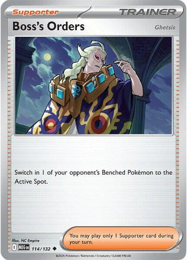 Boss's Orders (114/132) [Ghetsis] [Mega Evolutions: Base Set]
