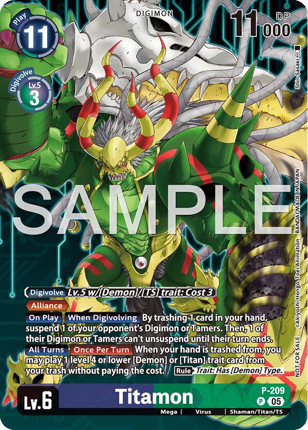 Titamon [P-209] (Hacker's Slumber Box Promotion Pack) [Promotional Cards]