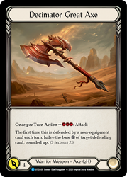 Decimator Great Axe [DTD205] (Dusk Till Dawn)