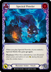 Spectral Prowler (Blue) [DYN226] (Dynasty)  Rainbow Foil