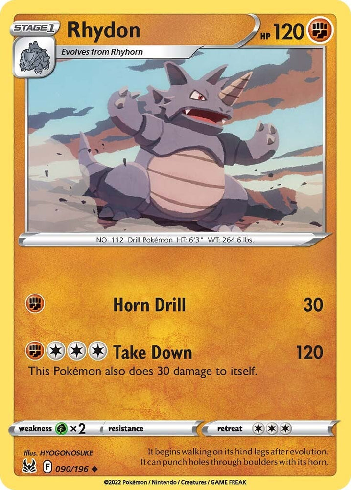 Rhydon (090/196) [Sword & Shield: Lost Origin]