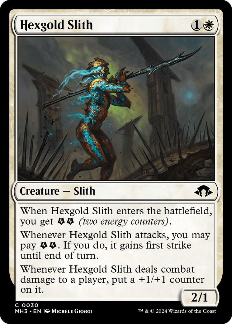 Hexgold Slith [Modern Horizons 3]