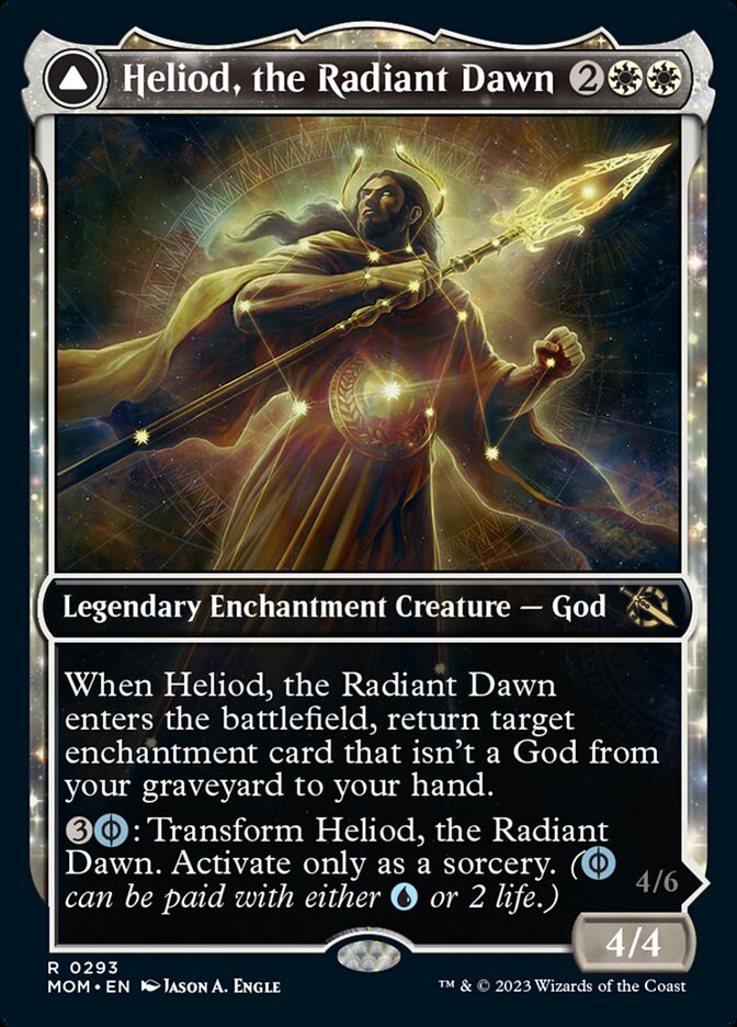 Heliod, the Radiant Dawn // Heliod, the Warped Eclipse (Showcase Planar Booster Fun) [March of the Machine]