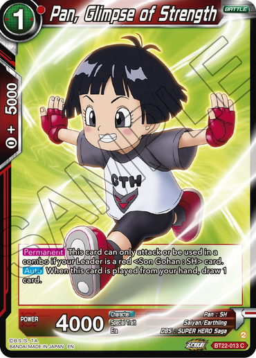 Pan, Glimpse of Strength (BT22-013) [Critical Blow]
