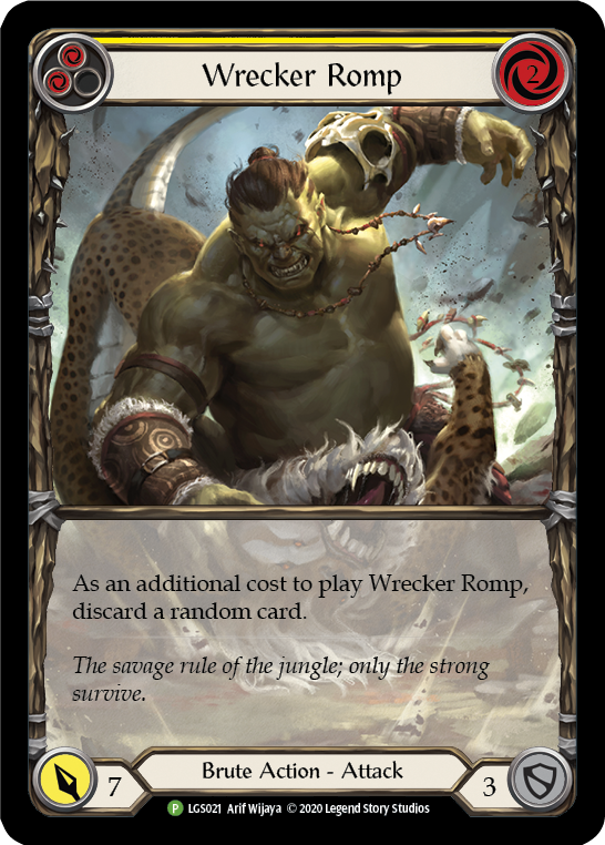 Wrecker Romp (Yellow) [LGS021] (Promo)  Rainbow Foil