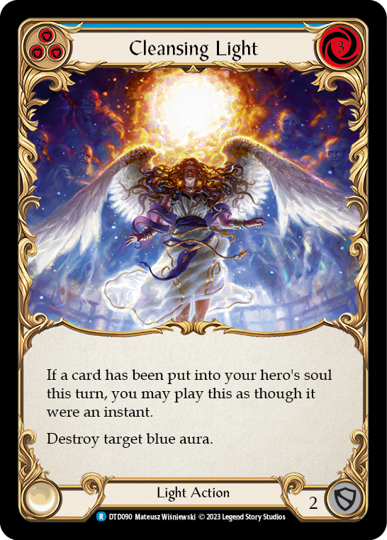 Cleansing Light (Blue) [DTD090] (Dusk Till Dawn)  Rainbow Foil