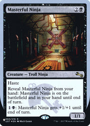 Masterful Ninja (Unfinity Foil Edition) [The List]