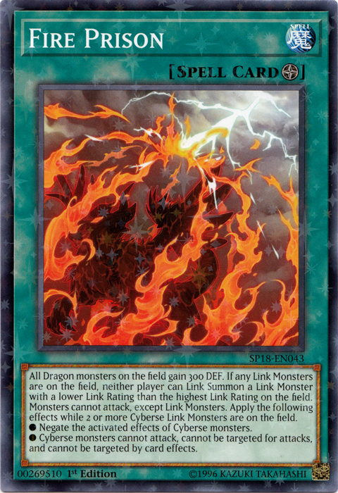 Fire Prison [SP18-EN043] Starfoil Rare