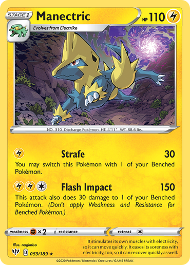 Manectric (059/189) [Sword & Shield: Darkness Ablaze]