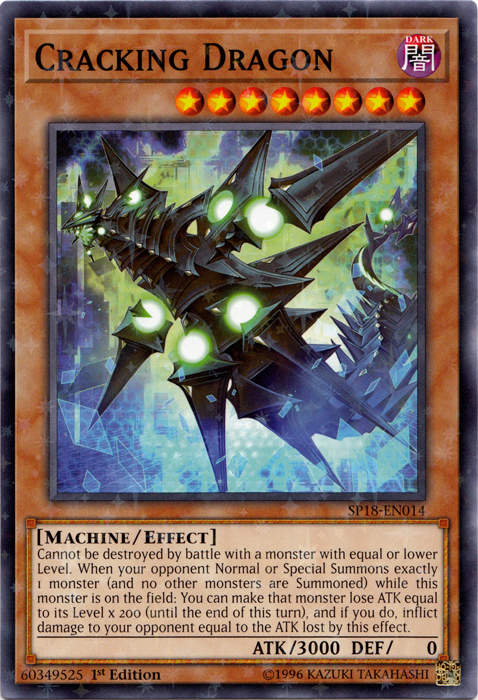 Cracking Dragon [SP18-EN014] Starfoil Rare