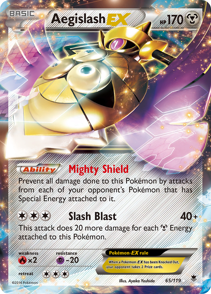 Aegislash EX (65/119) [XY: Phantom Forces]