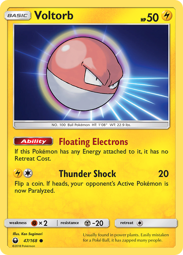 Voltorb (47/168) [Sun & Moon: Celestial Storm]