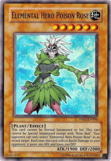 Elemental Hero Poison Rose [PP02-EN006] Super Rare