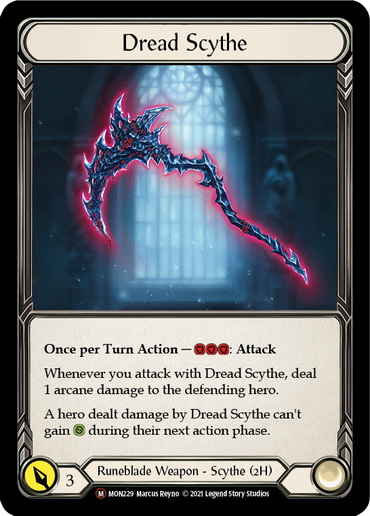 Dread Scythe [U-MON229-RF] (Monarch Unlimited)  Unlimited Rainbow Foil