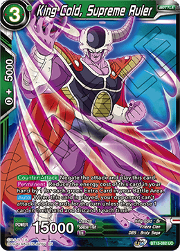 King Cold, Supreme Ruler (Uncommon) (BT13-082) [Supreme Rivalry]