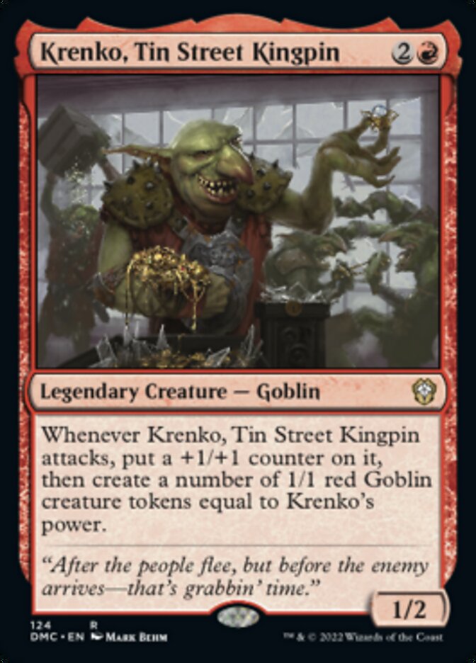 Krenko, Tin Street Kingpin [Dominaria United Commander]