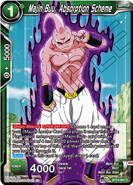 Majin Buu, Absorption Scheme (BT14-081) [Cross Spirits]