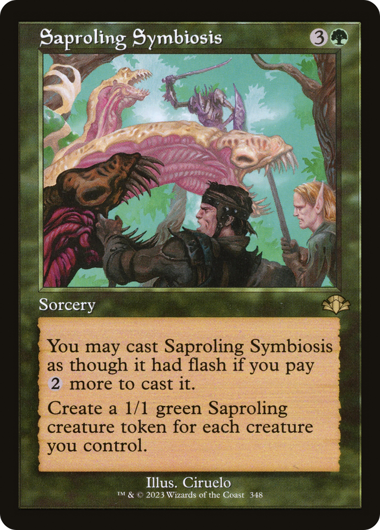 Saproling Symbiosis (Retro) [Dominaria Remastered]