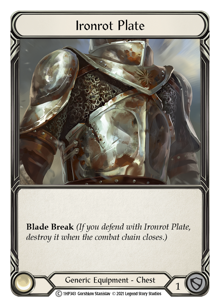 Ironrot Plate [1HP343] (History Pack 1)