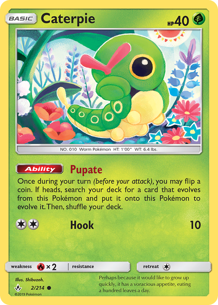 Caterpie (2/214) [Sun & Moon: Unbroken Bonds]