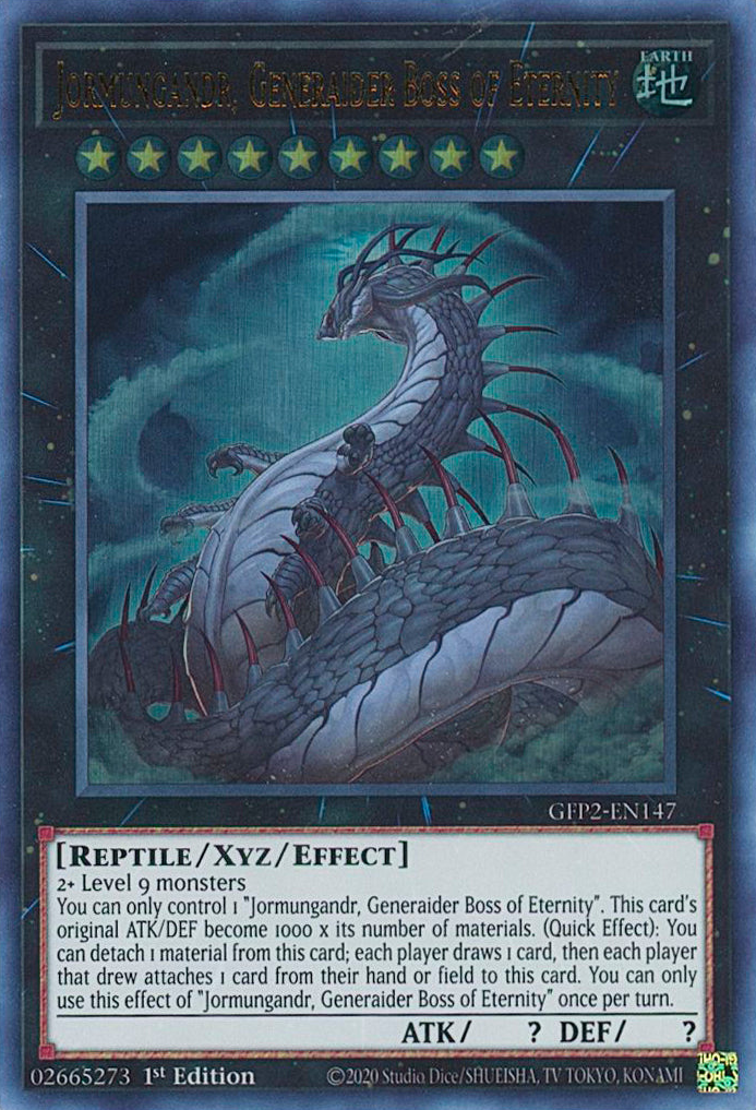 Jormungandr, Generaider Boss of Eternity [GFP2-EN147] Ultra Rare