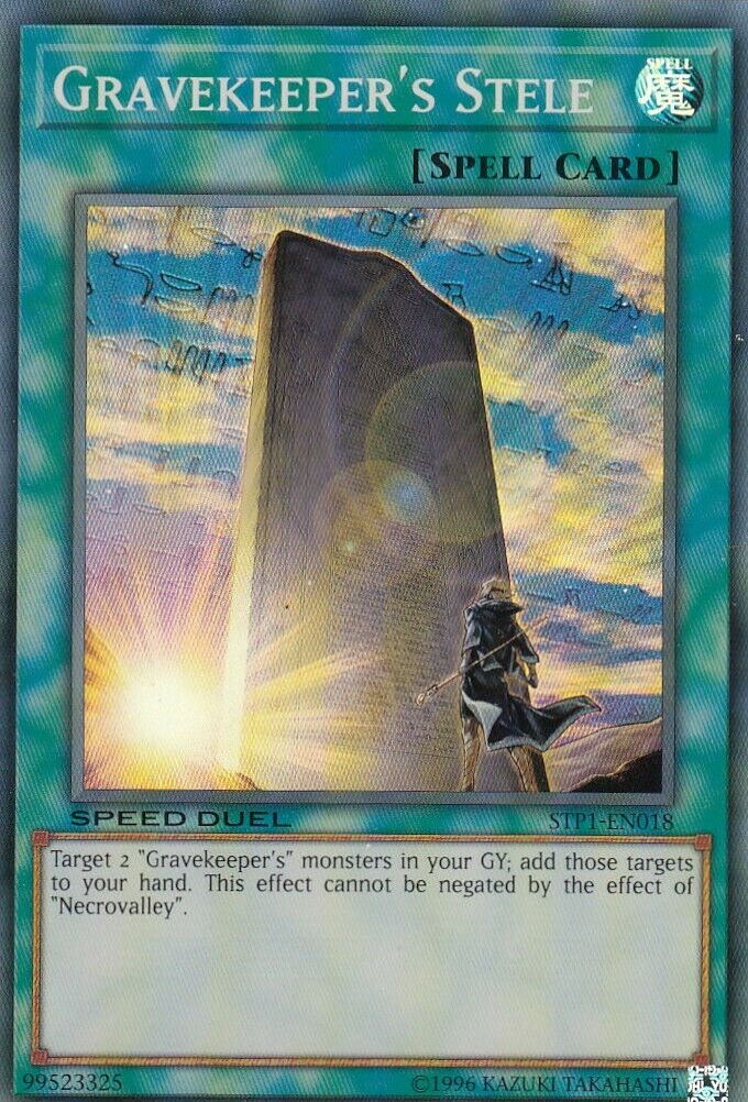 Gravekeeper's Stele [STP1-EN018] Super Rare