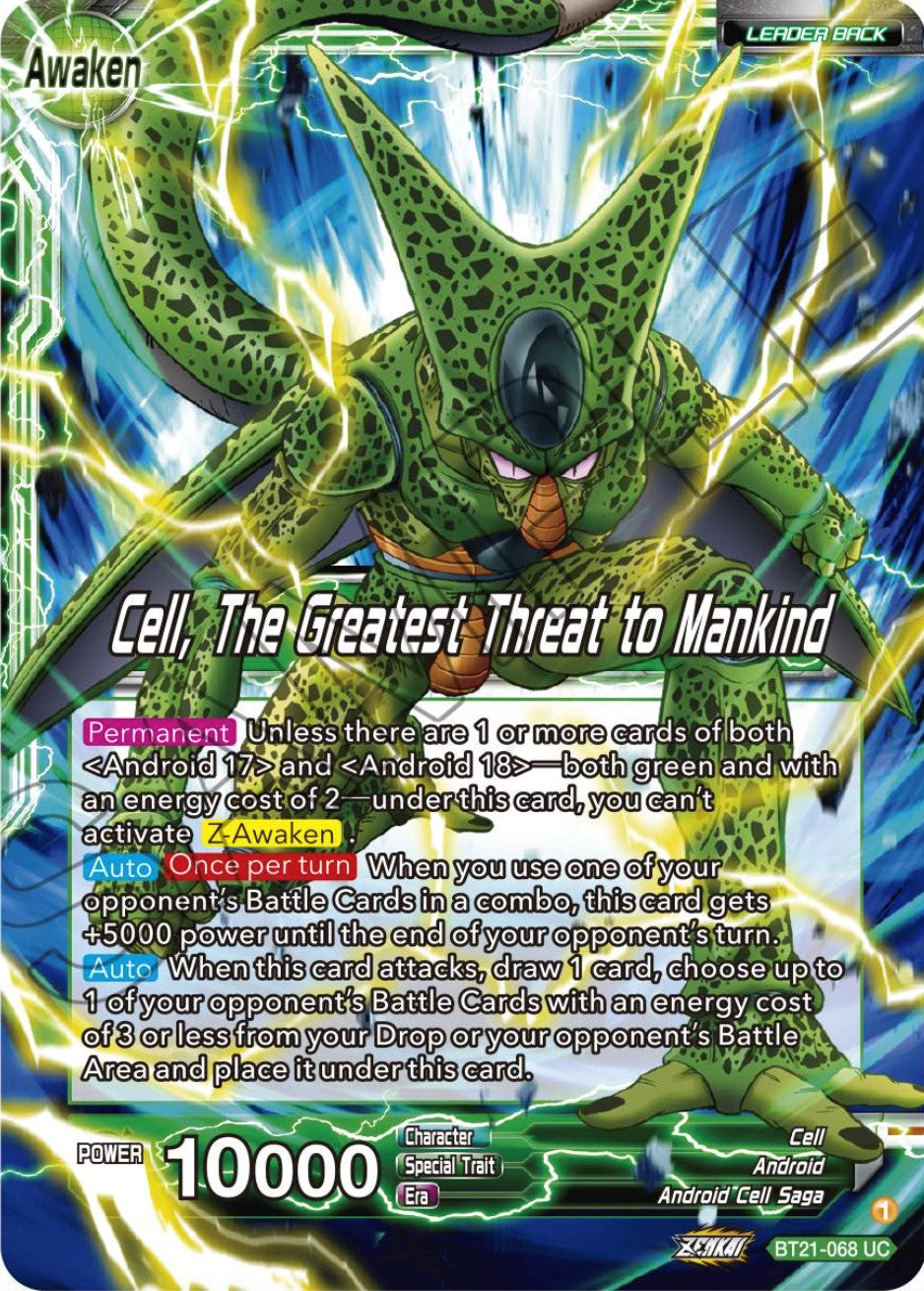 Cell // Cell, The Greatest Threat to Mankind (BT21-068) [Wild Resurgence]