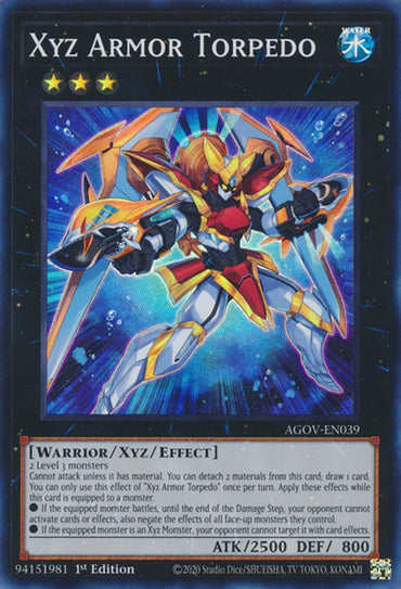 Xyz Armor Torpedo [AGOV-EN039] Super Rare