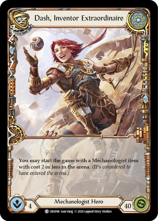 Dash, Inventor Extraordinaire [CRU098] (Crucible of War)  1st Edition Normal