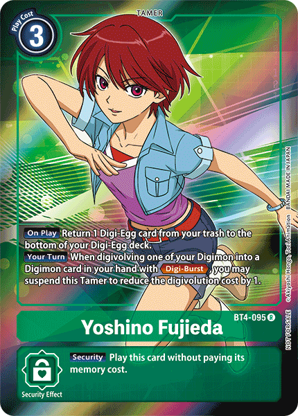 Yoshino Fujieda [BT4-095] (Buy-A-Box Promo) [Great Legend Promos]