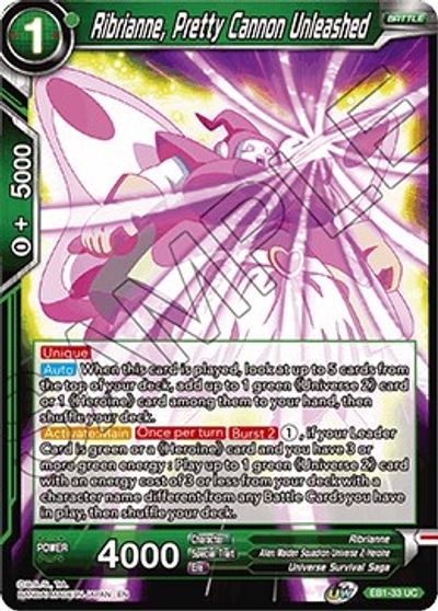 Ribrianne, Pretty Cannon Unleashed (EB1-033) [Battle Evolution Booster]