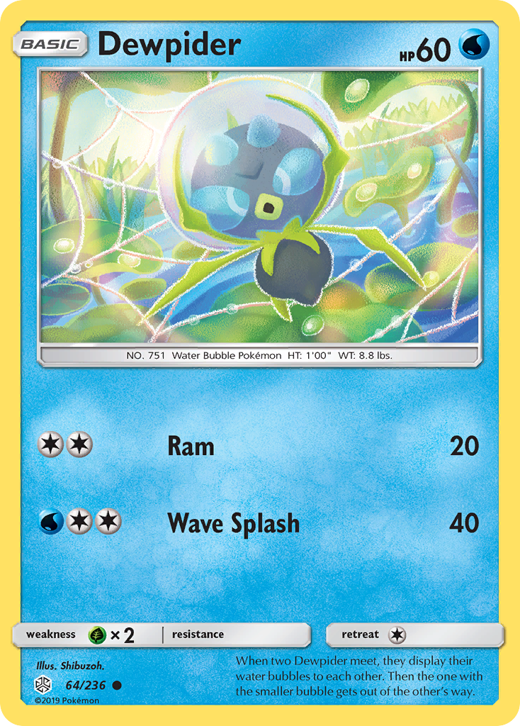 Dewpider (64/236) [Sun & Moon: Cosmic Eclipse]