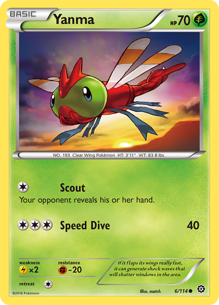 Yanma (6/114) [XY: Steam Siege]