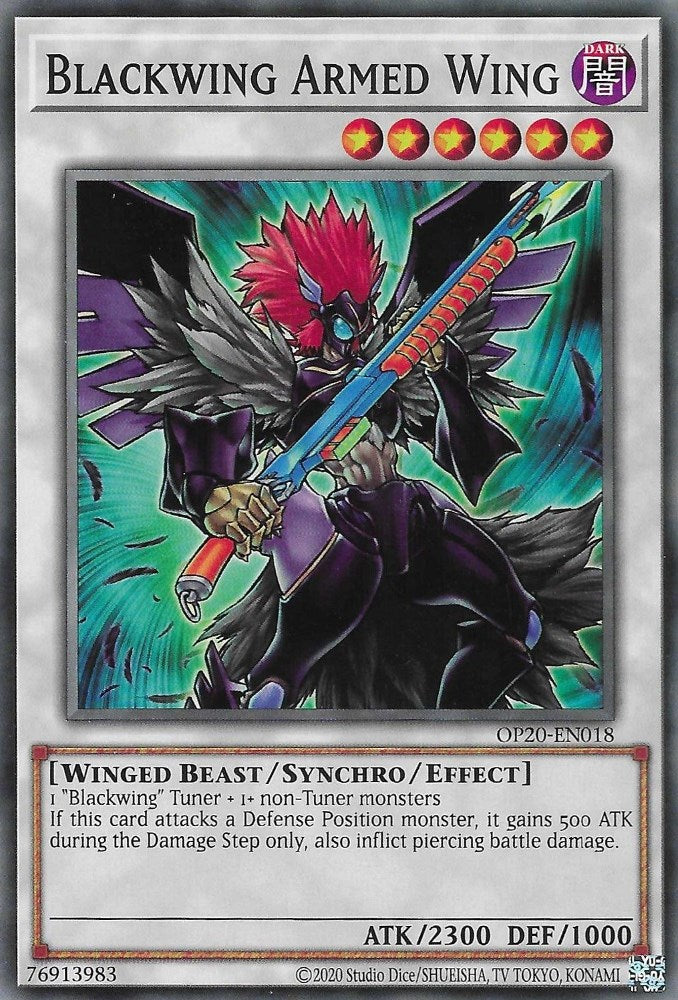 Blackwing Armed Wing [OP20-EN018] Common