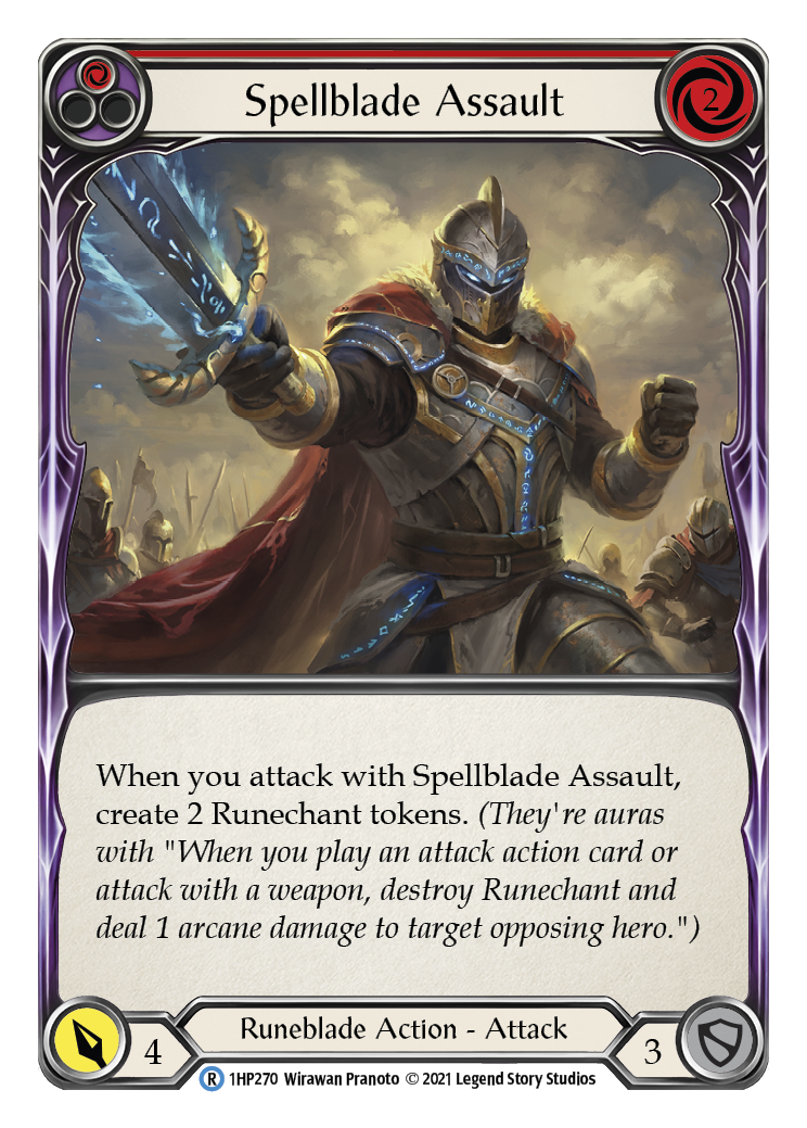 Spellblade Assault (Red) [1HP270] (History Pack 1)