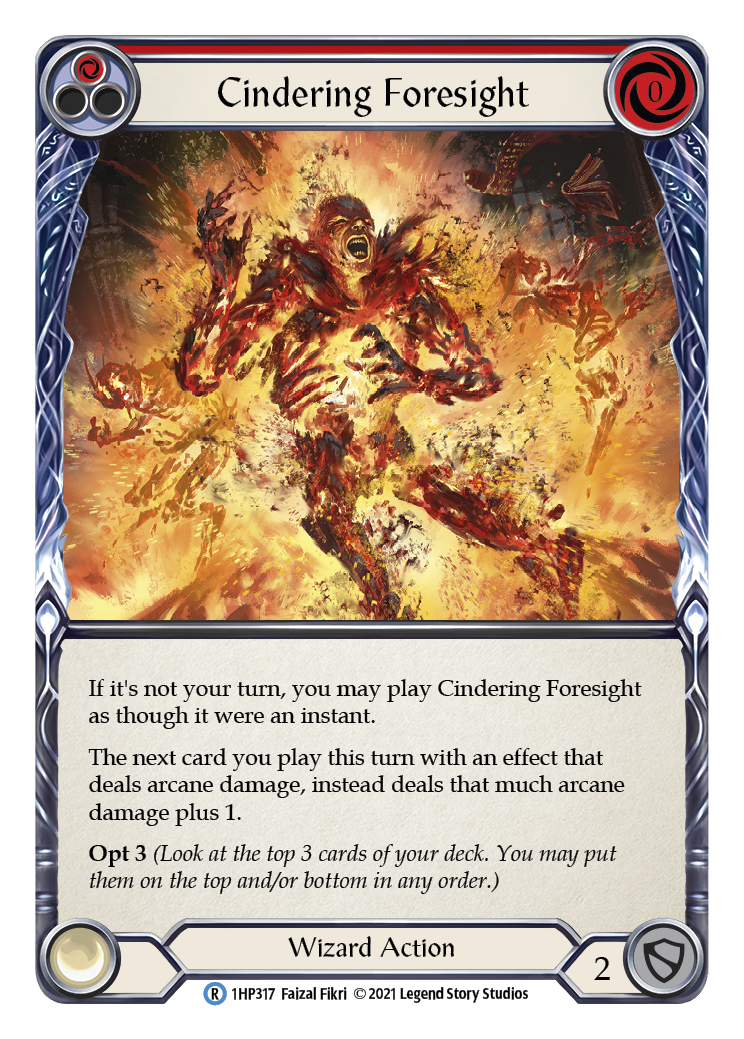 Cindering Foresight (Red) [1HP317] (History Pack 1)