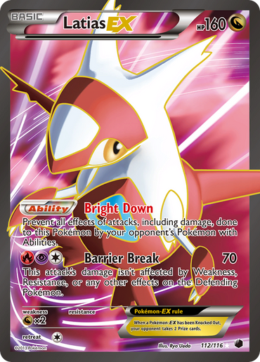 Latias EX (112/116) [Black & White: Plasma Freeze]